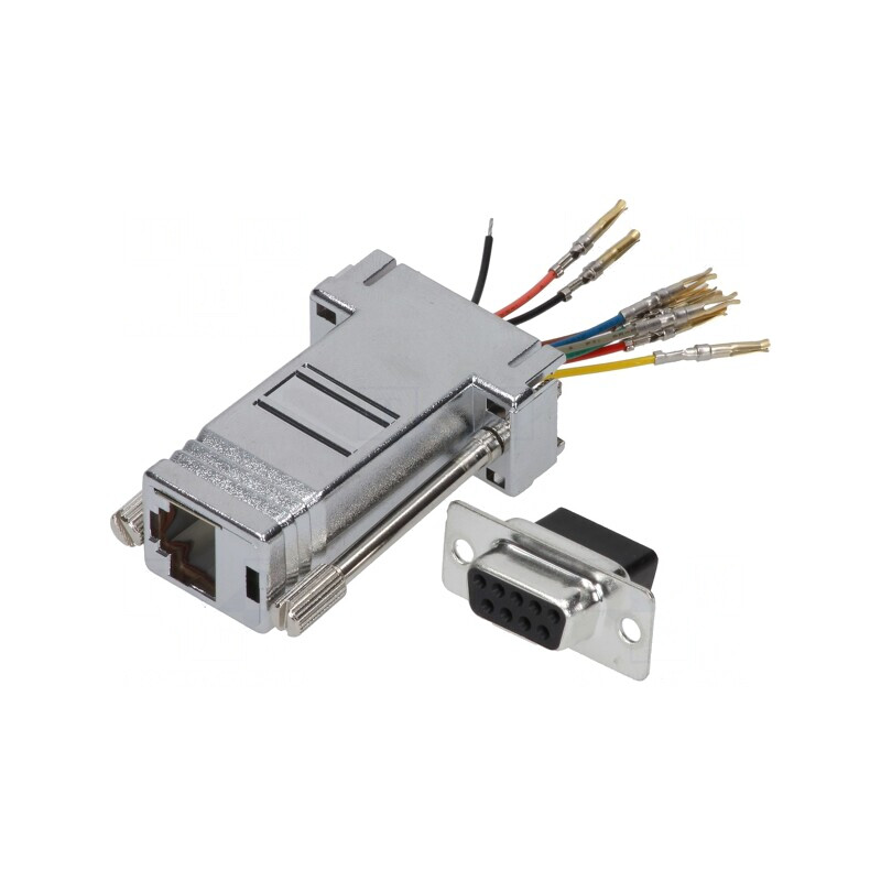 Adaptor D-Sub 9pin Mamă la RJ45 Soclu | Electronic-mag.ro | Componente Electronice Adaptor D-Sub 9pin Mamă la RJ45 Soclu | Electronic-mag.ro | Componente Electronice