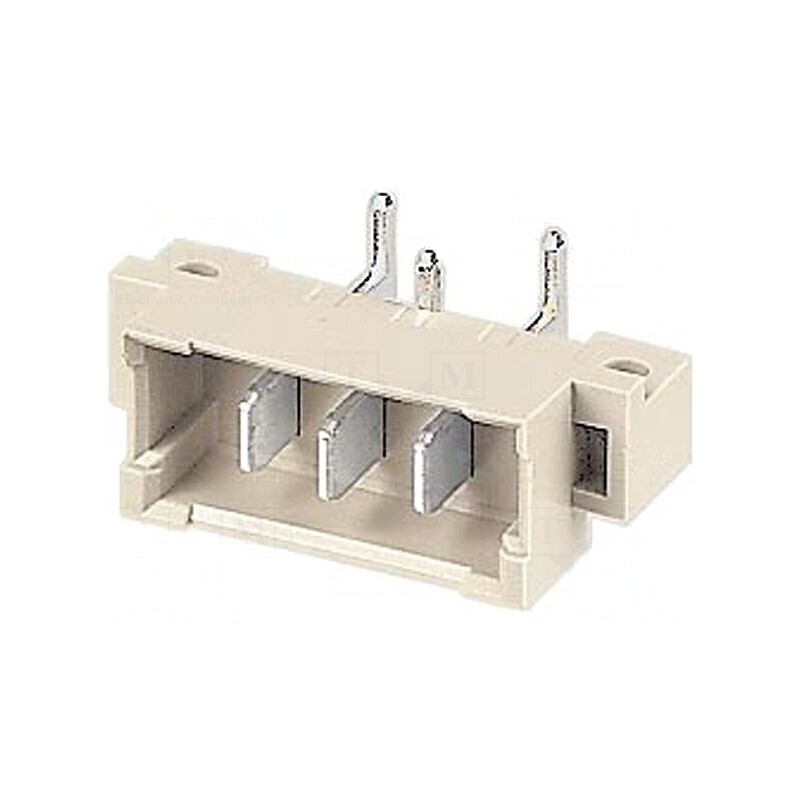 Soclu DIN 41612 tip H tată 3 pini THT 15A | Electronic-mag.ro | Componente Electronice