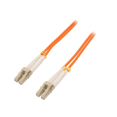 Patch cord fibră optică OM2 LC/UPC 2m LSZH | Electronic-mag.ro | Componente Electronice