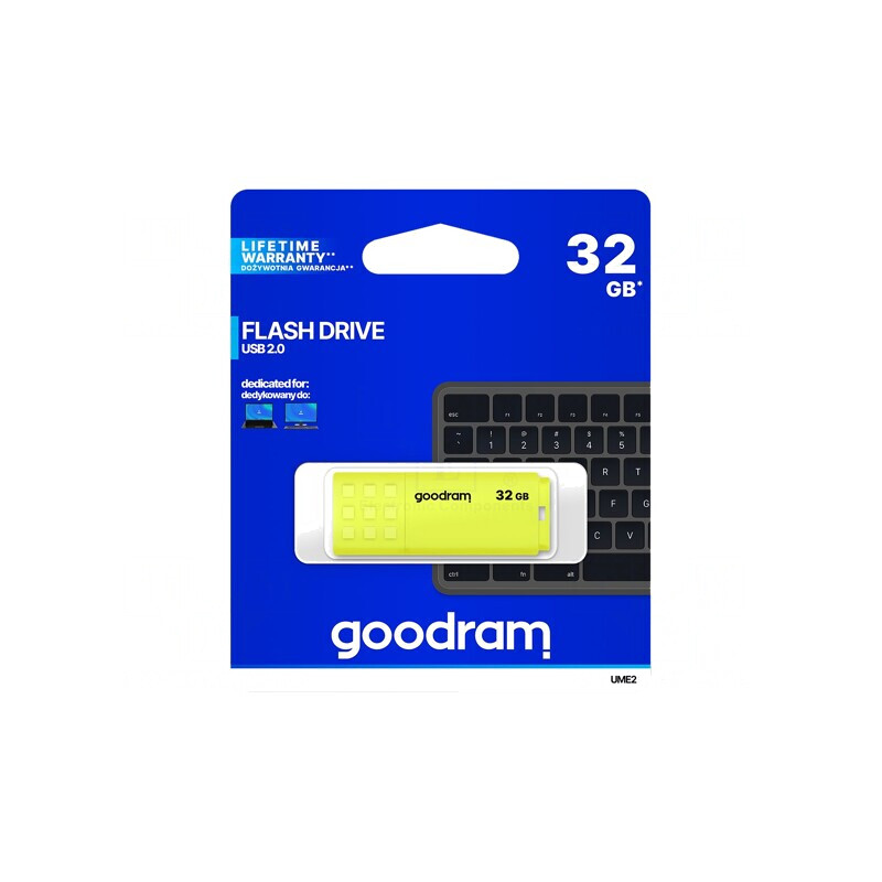 Memorie USB 2.0 32GB Galbenă | Electronic-mag.ro | Componente Electronice