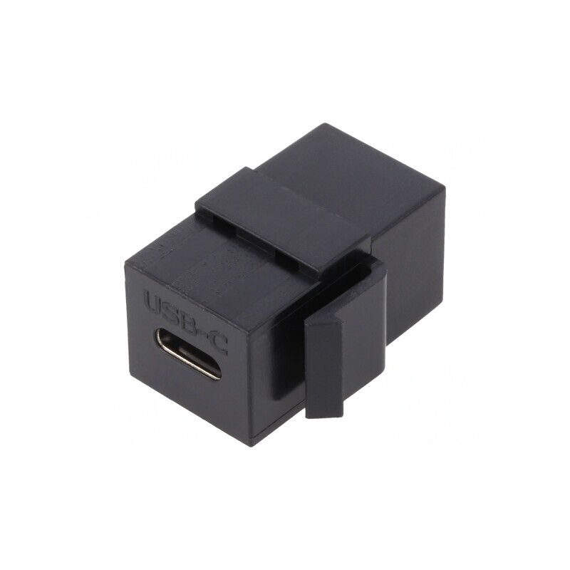 Adaptor Keystone USB 3.1 Mamă la Dual USB C | Electronic-mag.ro | Componente Electronice