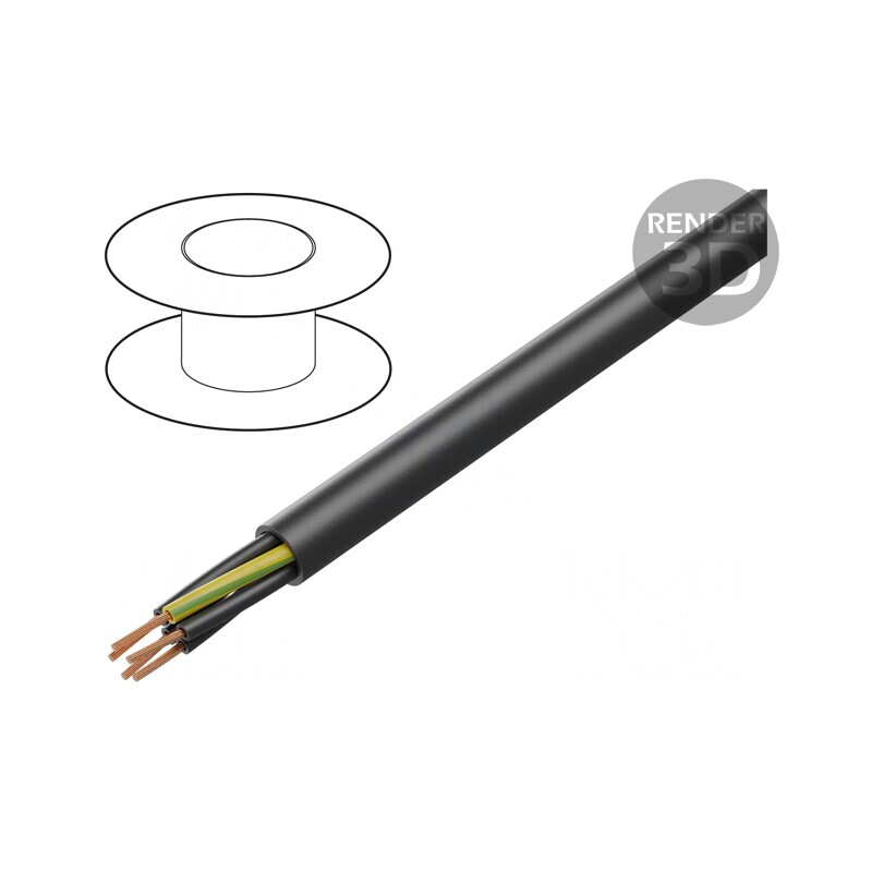 Cablu ÖLFLEX ROBUST 210 5G1,5mm2 Cu 300V/500V | Electronic-mag.ro | Componente Electronice