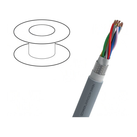 Cablu MOTIONLINE® ADVANCED 18x0,34mm2 PVC Gri 300V | Electronic-mag.ro | Componente Electronice