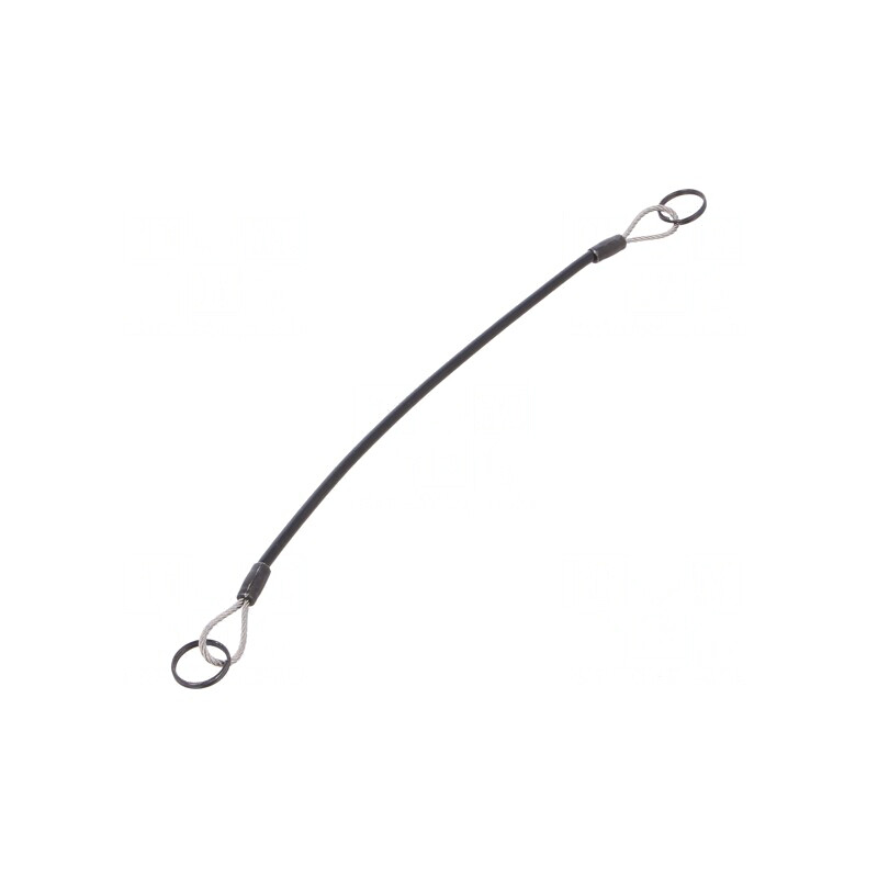 Cablu de Asigurare PVC Oțel Inoxidabil 200mm | Electronic-mag.ro | Componente Electronice