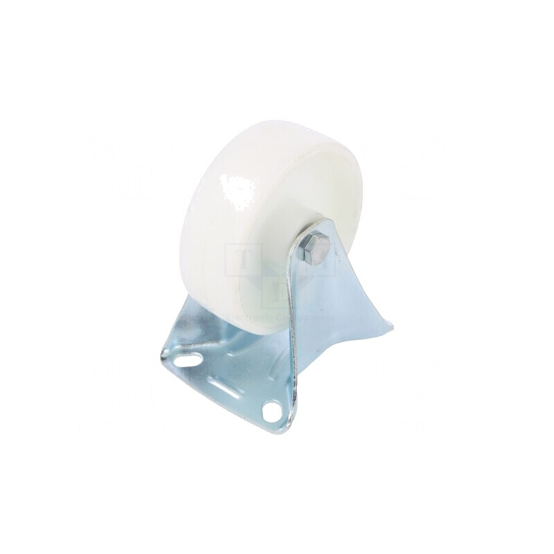 Roată de Transport Rigidă 100mm 150kg PPB | Electronic-mag.ro | Componente Electronice