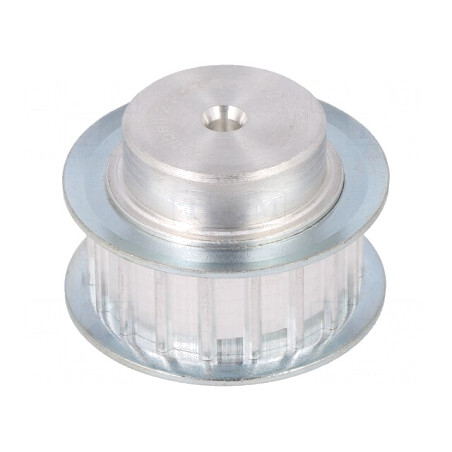 Roată de curea AT5 aluminiu 10mm x 21mm x 27,4mm | Electronic-mag.ro | Componente Electronice