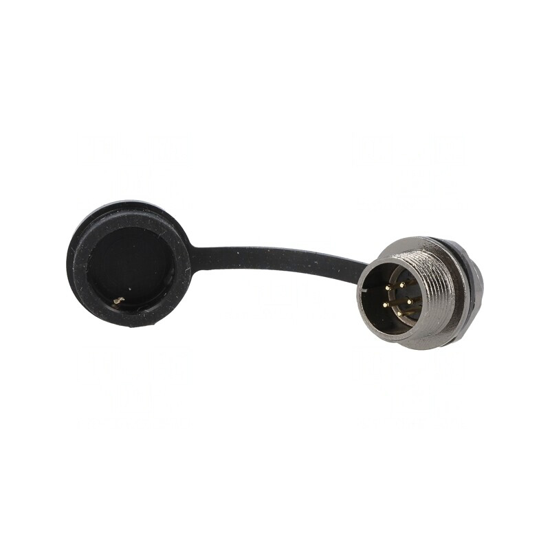 Soclu ST12 tată IP67 5A 180V Lipire | Electronic-mag.ro | Componente Electronice
