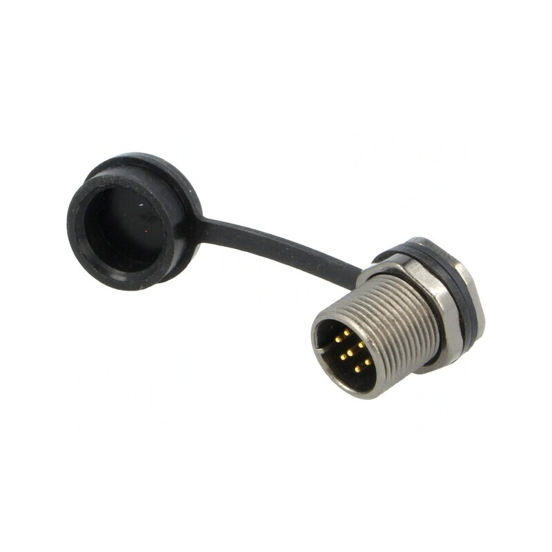Soclu ST12 tată IP67 5A 125V 0,75mm2 | Electronic-mag.ro | Componente Electronice