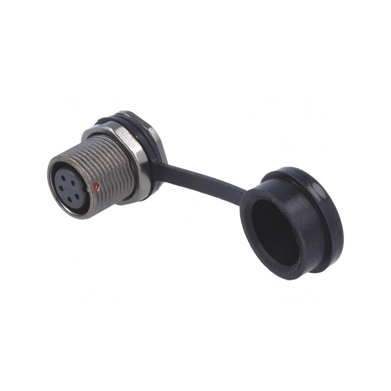 Soclu ST12 mamă 5 PIN IP67 5A 180V | Electronic-mag.ro | Componente Electronice