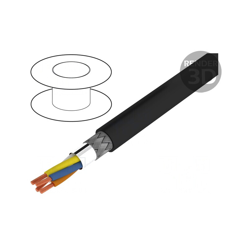 Cablu de Rețea ETHERLINE® Cat.5e Negru PVC 22AWG | Electronic-mag.ro | Componente Electronice