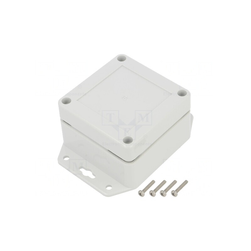Carcasă Universală ABS Gri Deschis 75x75x45mm | Electronic-mag.ro | Componente Electronice