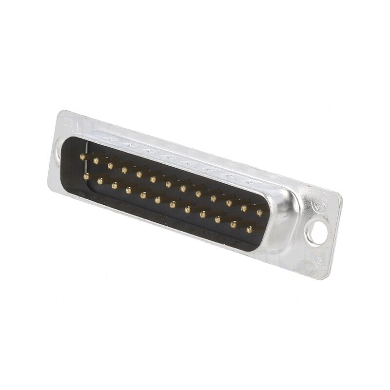 25-Pin Solder Cup Connector, Gold Flash | Electronic-mag.ro | Componente Electronice