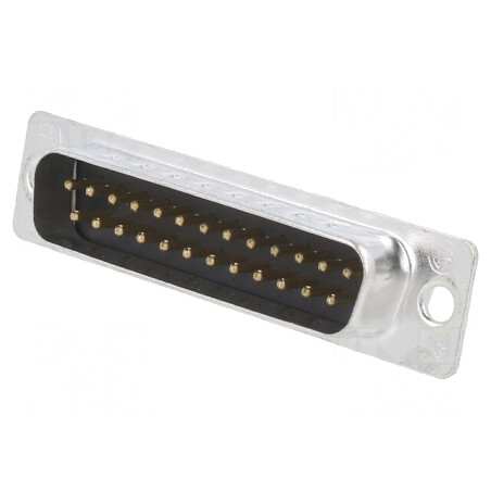 25-Pin Solder Cup Connector, Gold Flash | Electronic-mag.ro | Componente Electronice