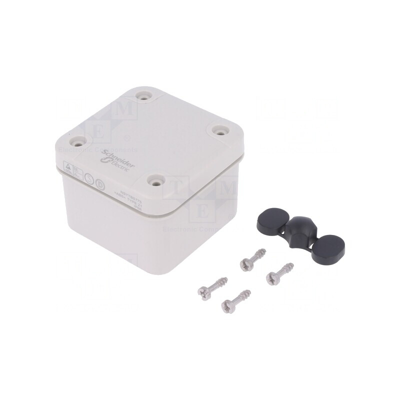 Carcasă universală ABS gri 74x74x54mm | Electronic-mag.ro | Componente Electronice