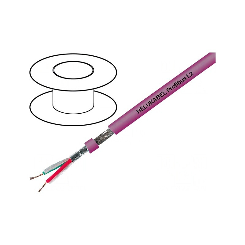 Cablu de Date 1x2x22AWG Violet Cu PUR | Electronic-mag.ro | Componente Electronice