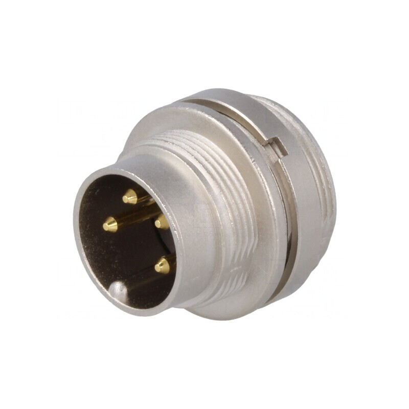 Conector M16 Soclu Lipire 4P 5A 250V IP40 | Electronic-mag.ro | Componente Electronice