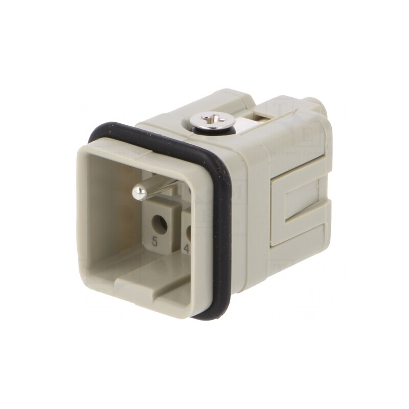 Conector HDC tată 6 5 PIN PE dimensiune 1 fără contacte | Electronic-mag.ro | Componente Electronice