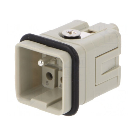 Conector HDC tată 6 5 PIN PE dimensiune 1 fără contacte | Electronic-mag.ro | Componente Electronice