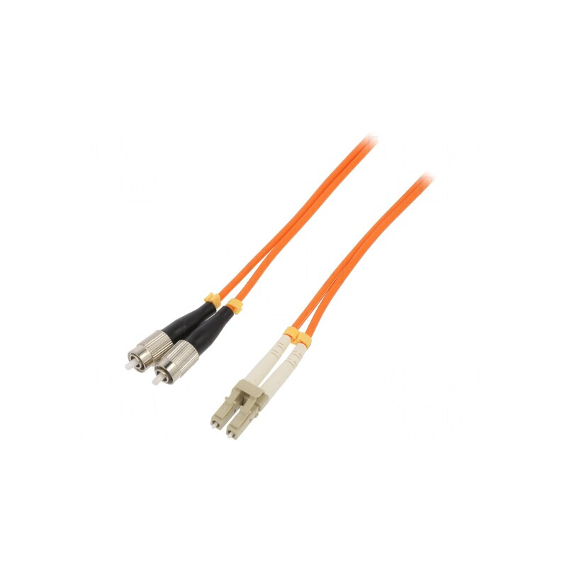 Patch cord fibră OM2 FC/UPC-LC/UPC 3m portocaliu LSZH | Electronic-mag.ro | Componente Electronice