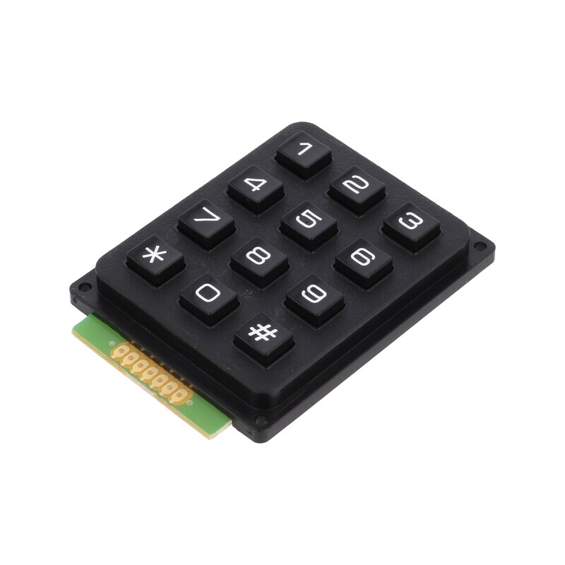 Tastatură 12 Butoane 20mA 200mΩ | Electronic-mag.ro | Componente Electronice