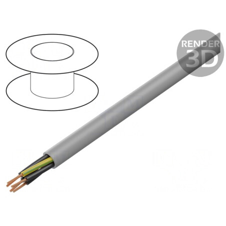 Cablu MEGAFLEX 500 5G0.75mm2 Neecranat Cu 300V 500V | Electronic-mag.ro | Componente Electronice