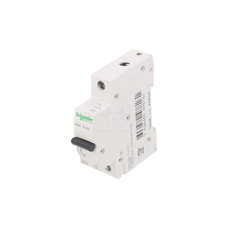 Întrerupător de Supracurent 20A 1P 230/400V 6kA | Electronic-mag.ro | Componente Electronice