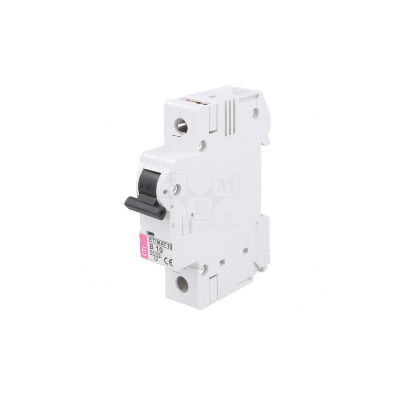 Întrerupător de Supracurent 10A 230/400VAC 1P 10kA | Electronic-mag.ro | Componente Electronice