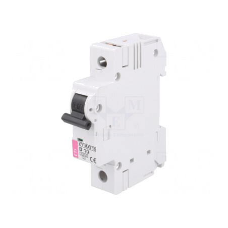 Întrerupător de Supracurent 10A 230/400VAC 1P 10kA | Electronic-mag.ro | Componente Electronice