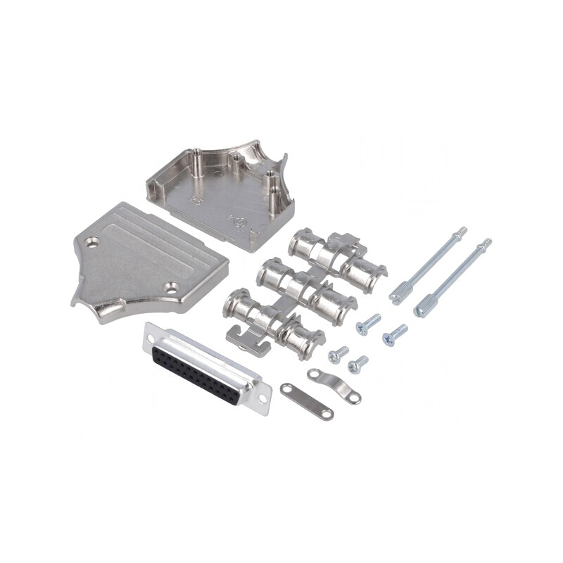 Mufă Mamă D-Sub 25 Pin Lipire pe Cablu Set Complet | Electronic-mag.ro | Componente Electronice