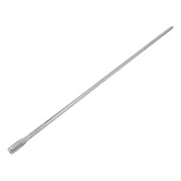 Șurub lemn 6x350mm cap HEX 4mm oțel zincat | Electronic-mag.ro | Componente Electronice