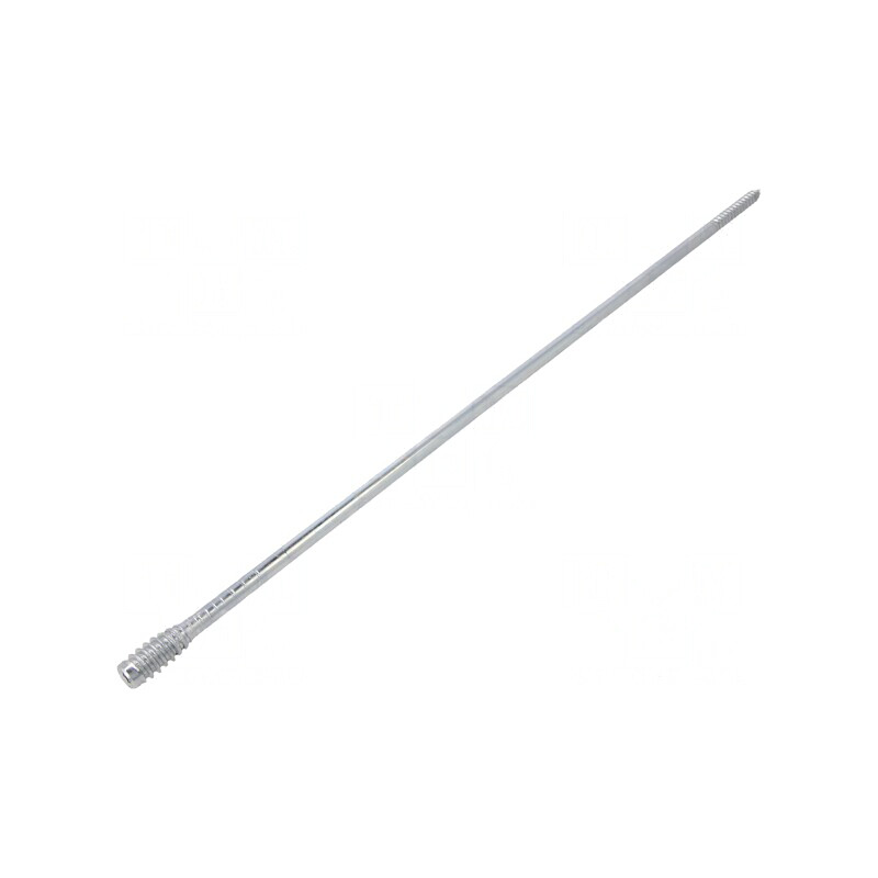 Șurub lemn 6x350mm cap HEX 4mm oțel zincat | Electronic-mag.ro | Componente Electronice