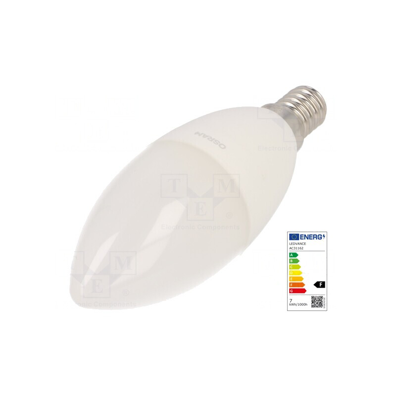 Lampă LED E14 7,5W 2700K Alb Cald | Electronic-mag.ro | Componente Electronice