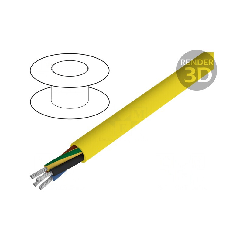 Cablu ÖLFLEX® 540 P 5G0,75mm² Neecranat 300V/500V | Electronic-mag.ro | Componente Electronice