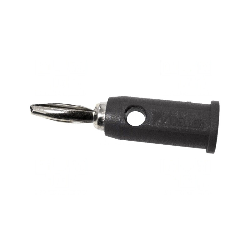 Mufă Banană 4mm 5A 2.5kVDC Neagră | Electronic-mag.ro | Componente Electronice