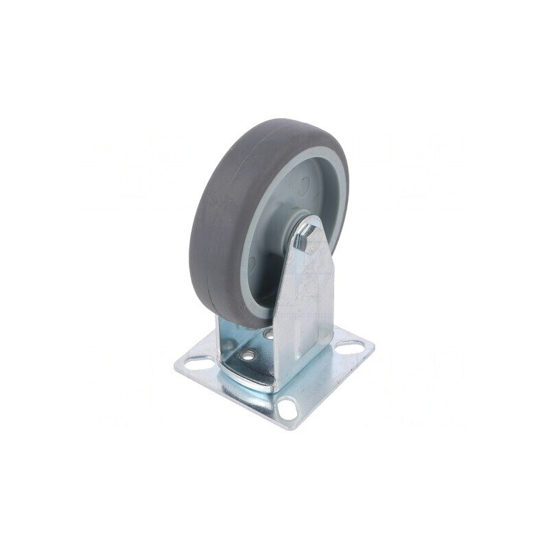 Roată de Transport Rigidă 100mm 90kg | Electronic-mag.ro | Componente Electronice