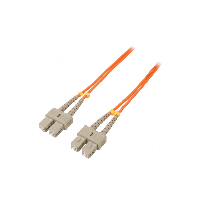 Cablul Patch Cord cu Fibră OM2 SC/UPC 5m LSZH | Electronic-mag.ro | Componente Electronice