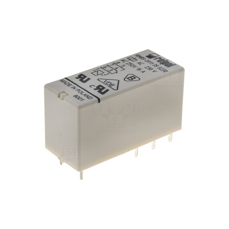 Releu Electromagnetic SPDT 230VAC 16A | Electronic-mag.ro | Componente Electronice