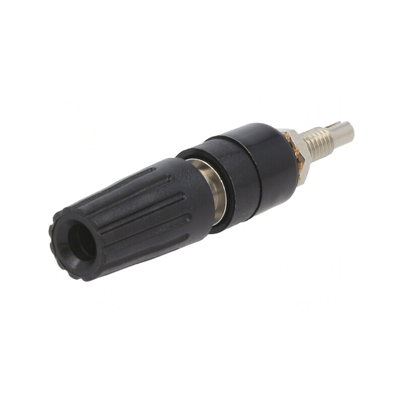Soclu Banană 4mm Negru Izolat Nichelat 35A 30VAC 60VDC | Electronic-mag.ro | Componente Electronice Soclu Banană 4mm Negru Izolat Nichelat 35A 30VAC 60VDC | Electronic-mag.ro | Componente Electronice