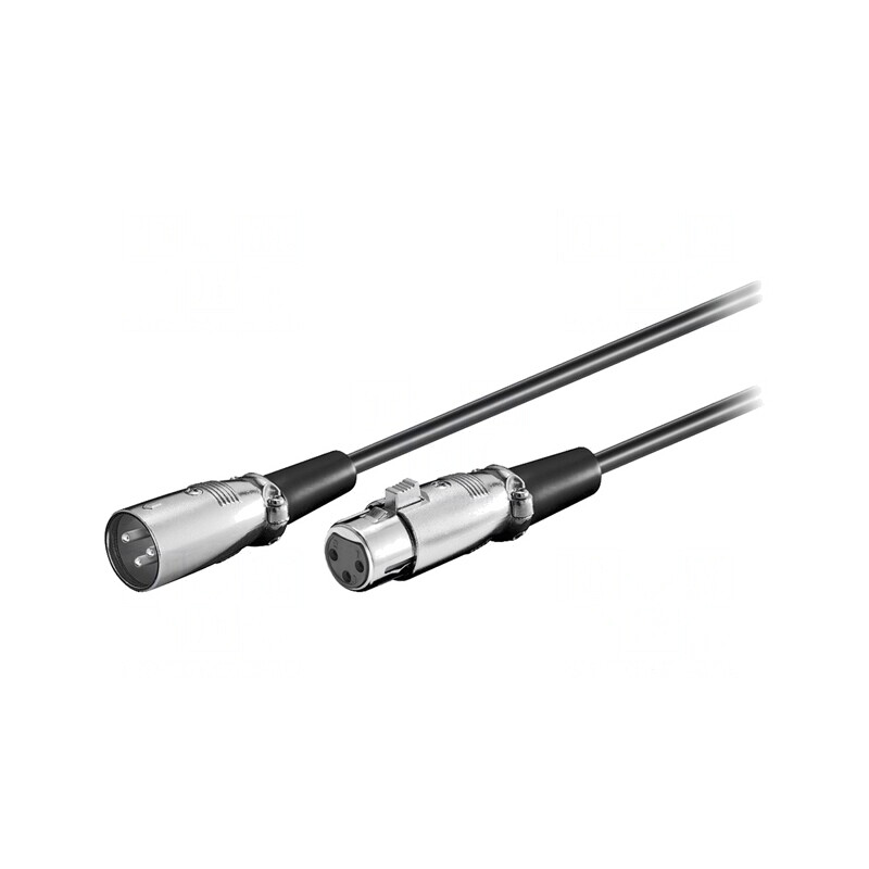 Cablu XLR 3 Pin Masculin-Feminin 2m Negru | Electronic-mag.ro | Componente Electronice Cablu XLR 3 Pin Masculin-Feminin 2m Negru | Electronic-mag.ro | Componente Electronice