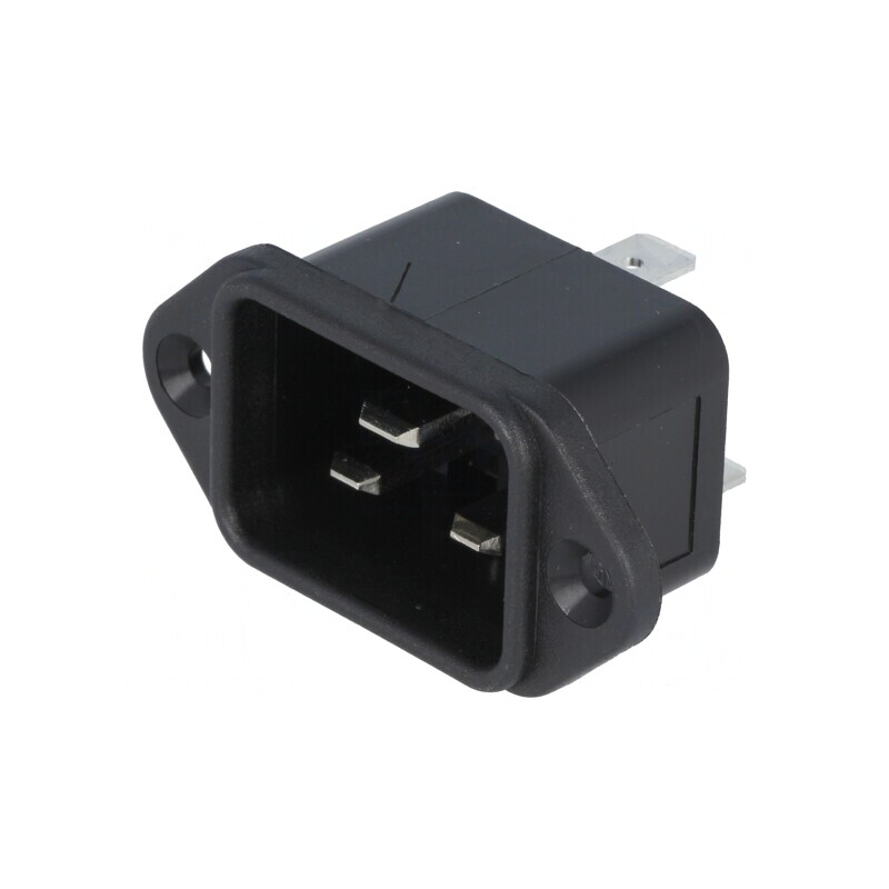 Conector Alimentare AC Tată 16A 250V | Electronic-mag.ro | Componente Electronice