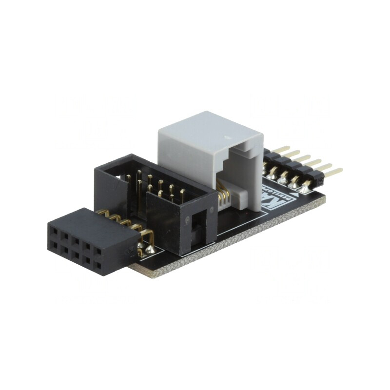 Adaptor Soclu Pini IDC10 RJ12 PIC | Electronic-mag.ro | Componente Electronice