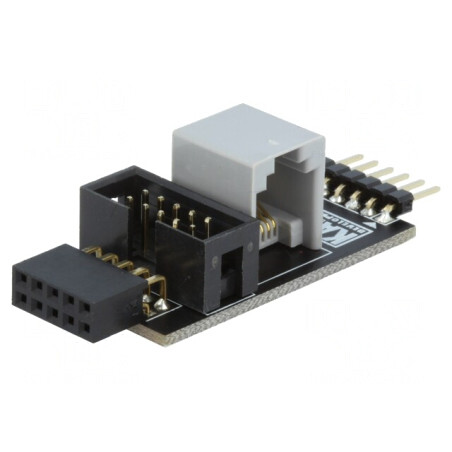 Adaptor Soclu Pini IDC10 RJ12 PIC | Electronic-mag.ro | Componente Electronice