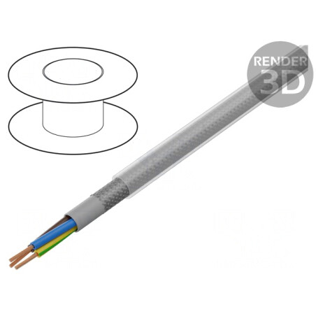 Cablu ÖLFLEX CLASSIC 100 CY 3x1,5mm² PVC Transparent/Gri | Electronic-mag.ro | Componente Electronice