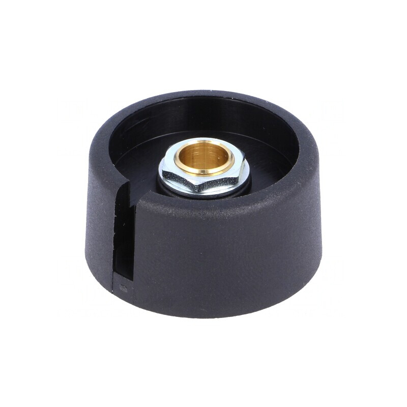 Buton rotativ cu indicator poliamidă 6,35mm 31x16mm | Electronic-mag.ro | Componente Electronice