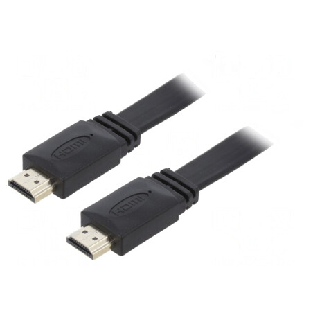 Cablu HDMI 2.0, 3m, Negru | Electronic-mag.ro | Componente Electronice