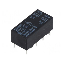 Releu Electromagnetic DPDT 12VDC 2A | Electronic-mag.ro | Componente Electronice
