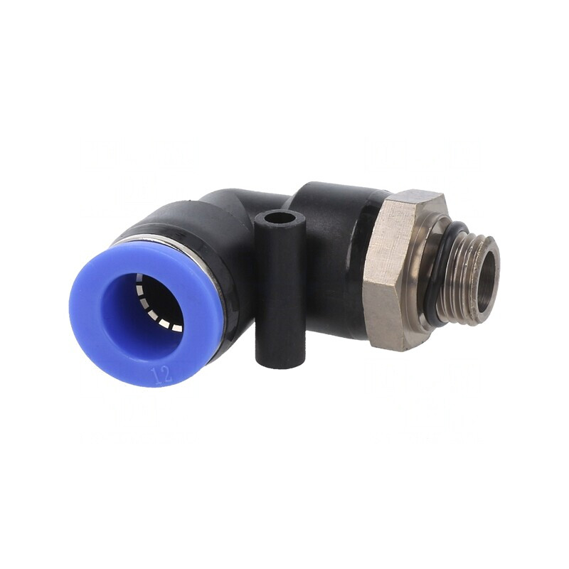 Racord push-in unghiular G 1/4 PBT 0-60°C | Electronic-mag.ro | Componente Electronice