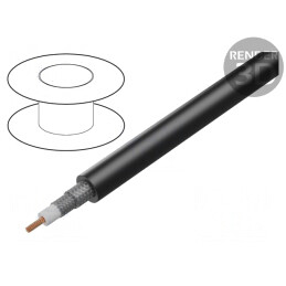 Cablu coaxial OFC PVC negru 100m 7,1mm | Electronic-mag.ro | Componente Electronice