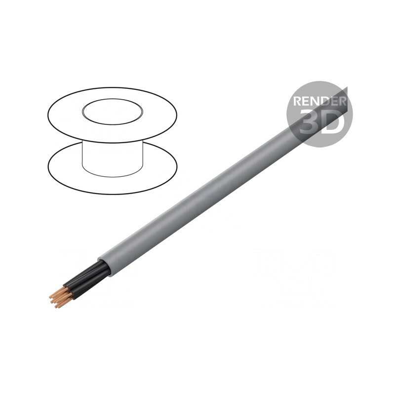 Cablu de Control chainflex CF130.UL 7G1mm2 PVC Gri | Electronic-mag.ro | Componente Electronice