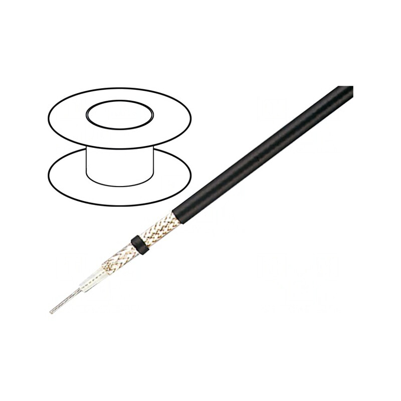 Cablu Coaxial RG223U Negru 5,2mm PVC Cupru | Electronic-mag.ro | Componente Electronice Cablu Coaxial RG223U Negru 5,2mm PVC Cupru | Electronic-mag.ro | Componente Electronice